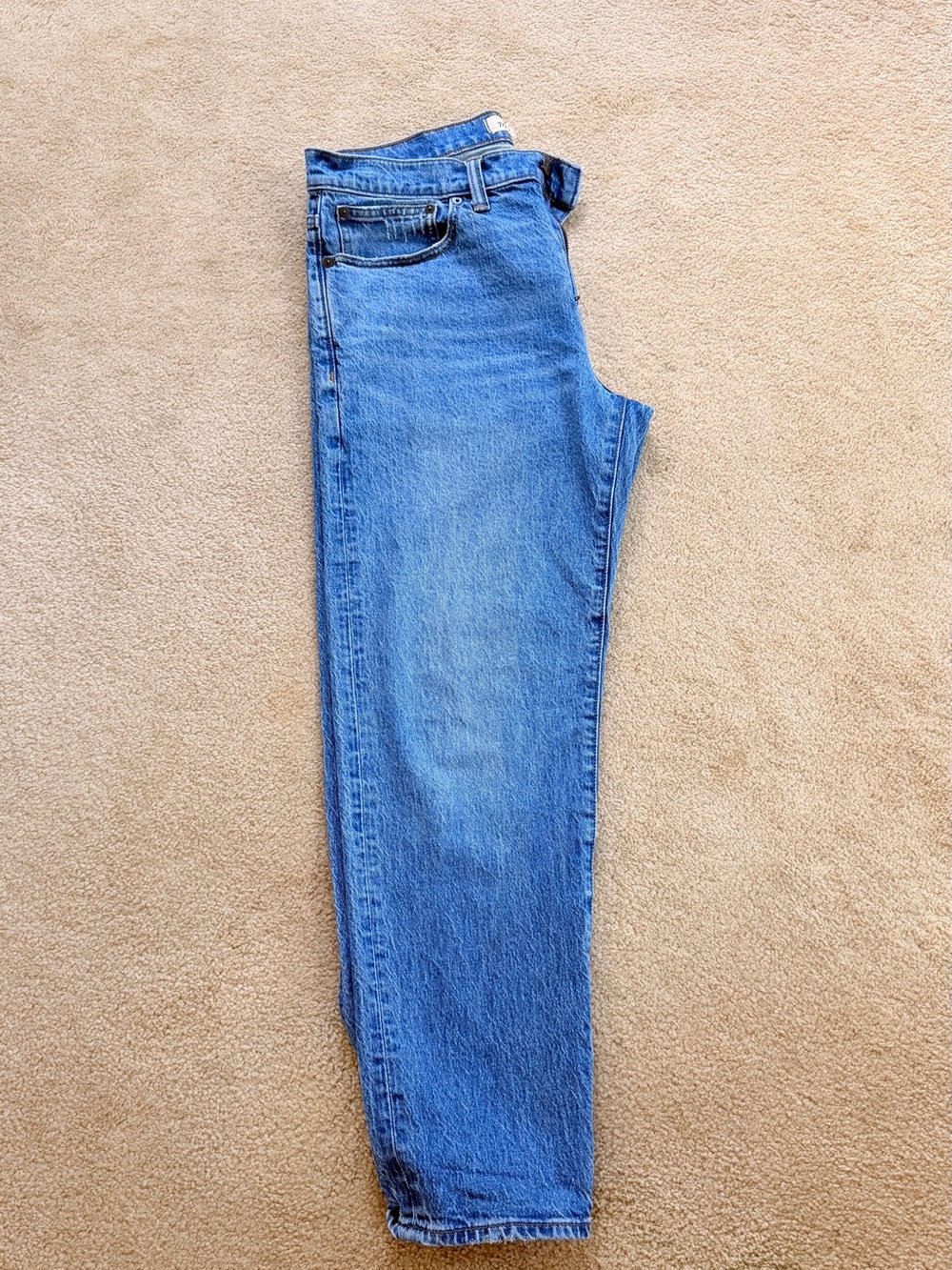 Madewell Men's Relaxed Blue Denim Jeans